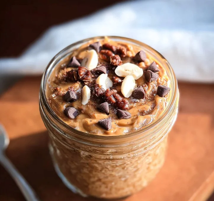 Peanut Butter Chocolate Overnight Oats