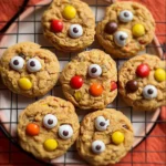 Reese’s Pieces Peanut Butter Eyeball Cookies