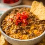 Rotel Dip with Ground Beef