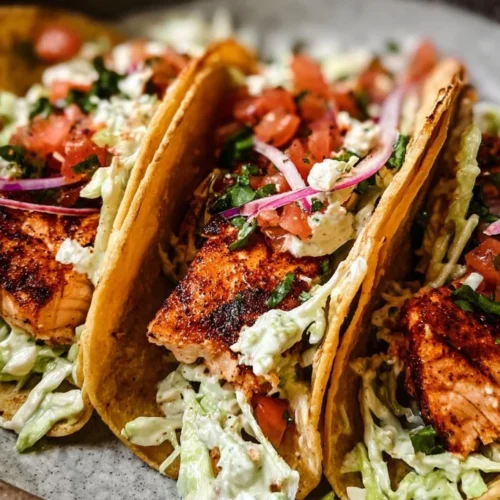 Salmon Tacos