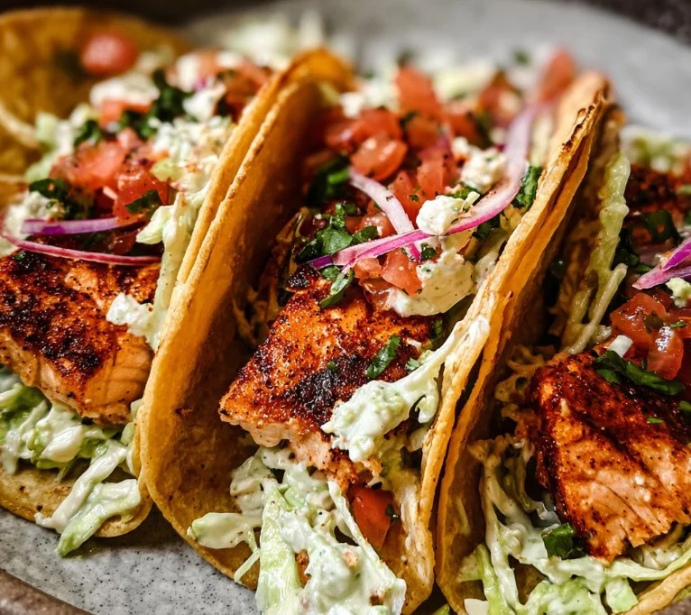 Salmon Tacos