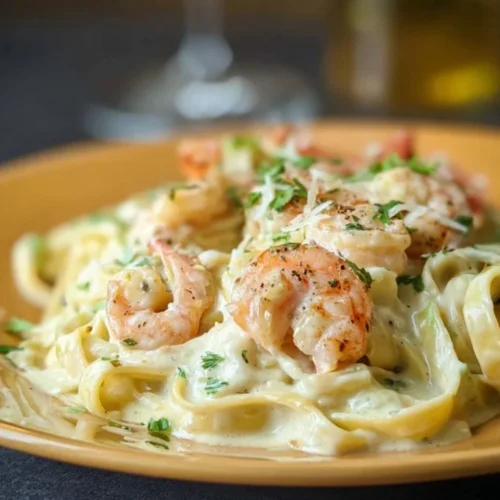 Shrimp Fettuccine Alfredo