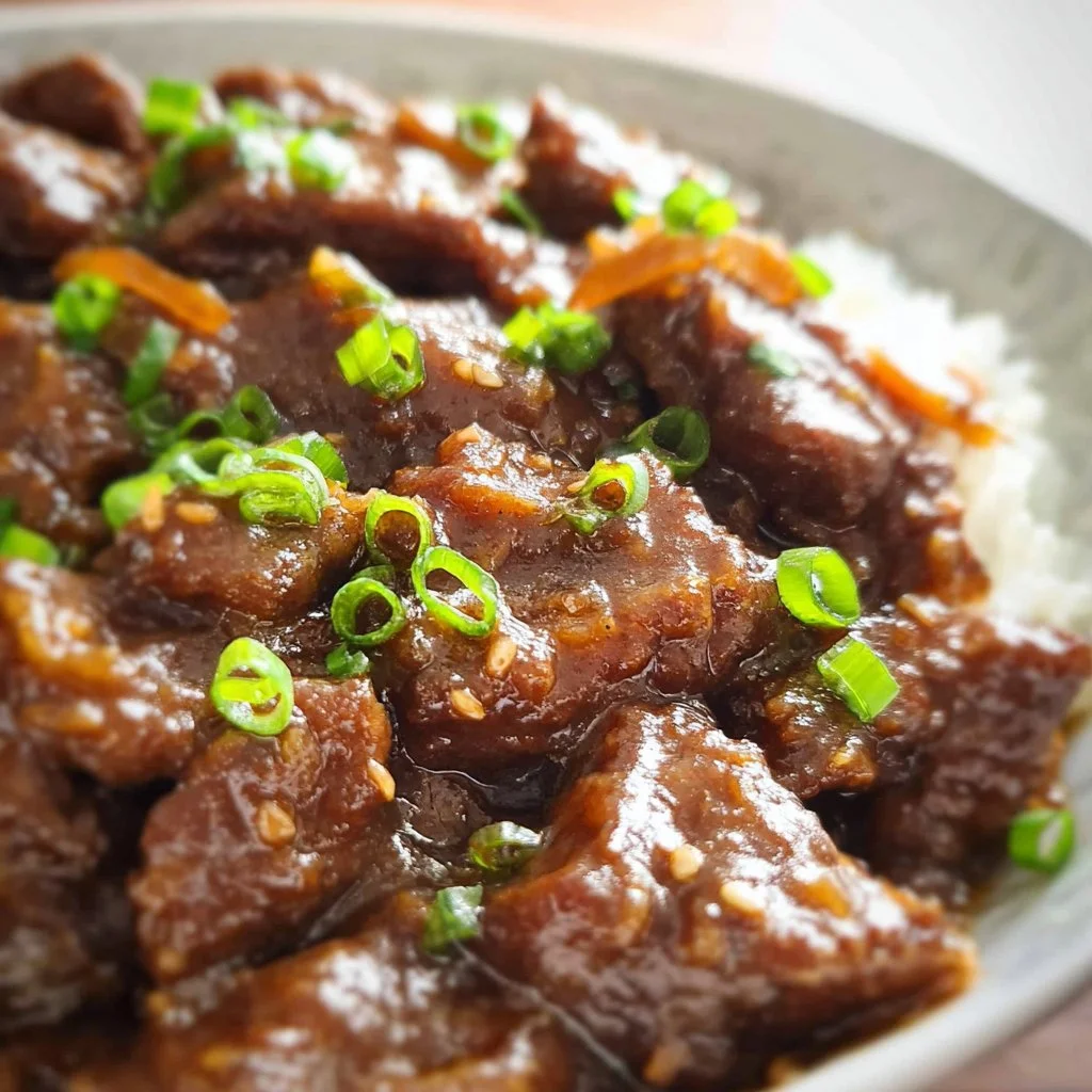 Slow Cooker Mongolian Beef