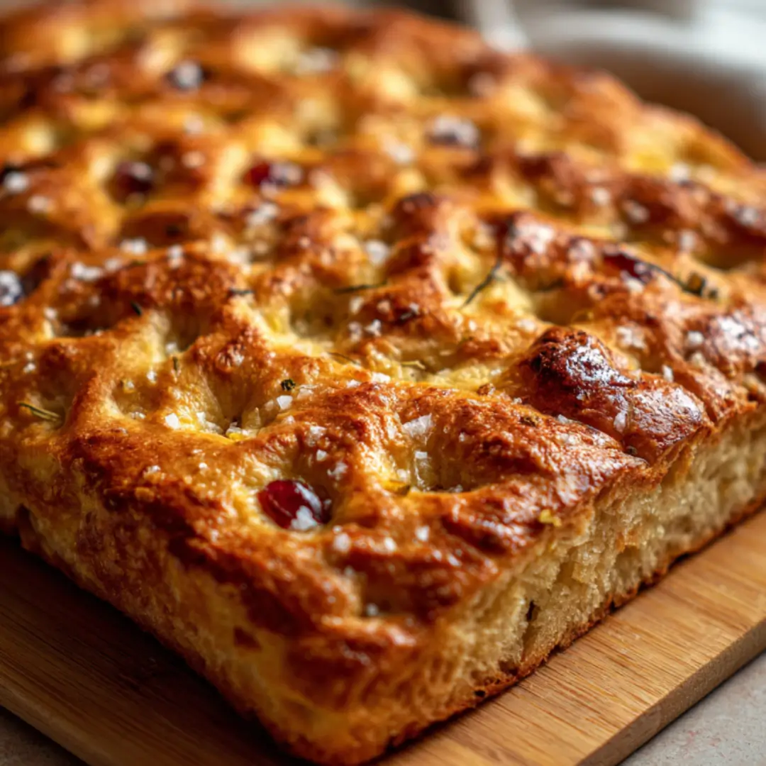 sourdough discard focaccia bread