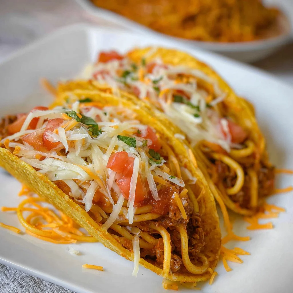 Spaghetti Tacos