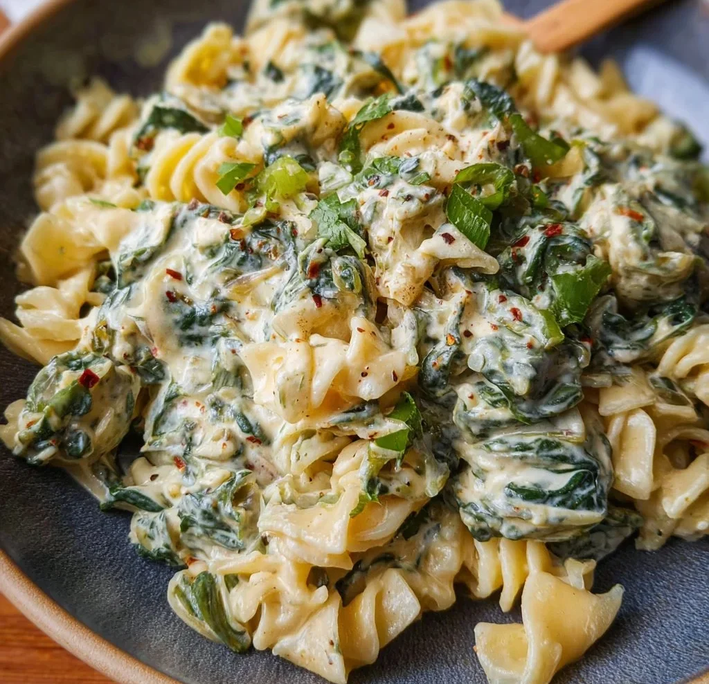 Spinach Artichoke Pasta recipe