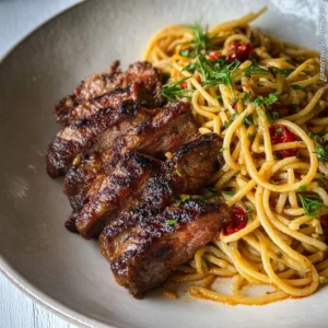 Steak and Pasta