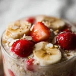 Strawberry Banana Overnight Oats