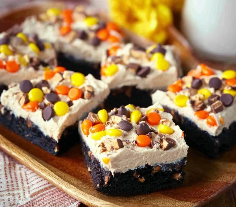 Delicious Vanishing Black Cocoa Brownies on a plate, ready to be enjoyed.