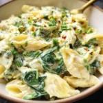 Vegan Spinach Artichoke Pasta