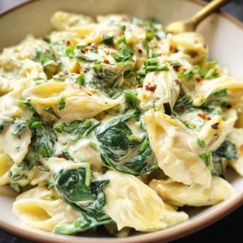 Vegan Spinach Artichoke Pasta