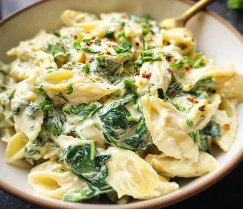 Vegan Spinach Artichoke Pasta