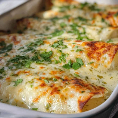 White Chicken Enchiladas