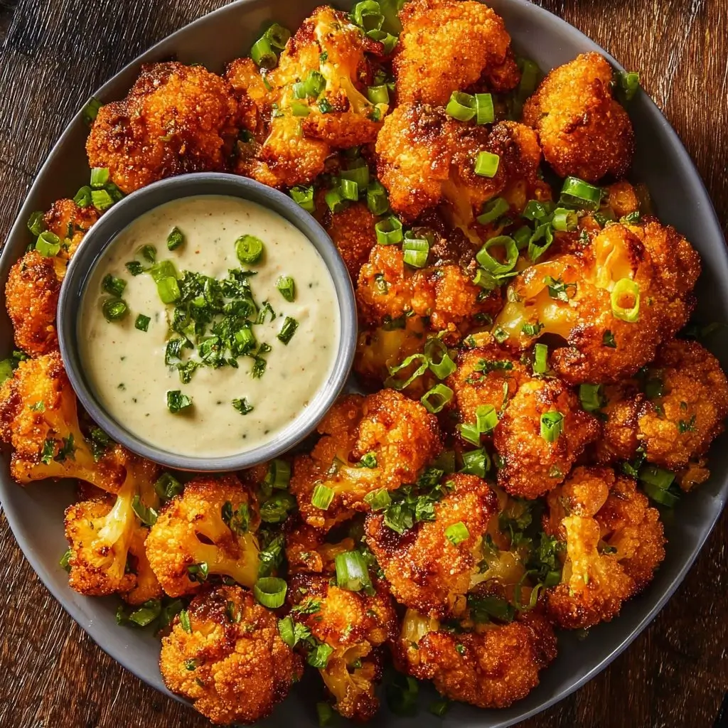 Air Fryer Buffalo Cauliflower