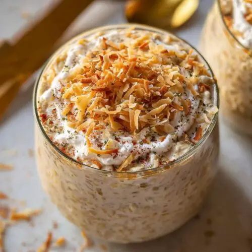 Coconut Cream Pie Overnight Oats