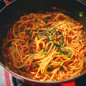 One Pot Spaghetti Recipe