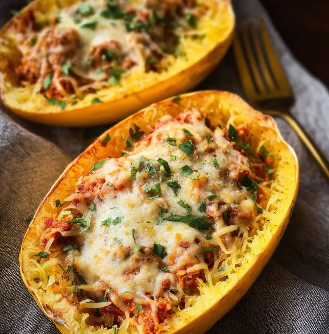 Spaghetti Squash Boats