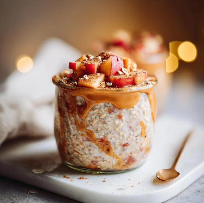 Apple Pie Overnight Oats recipe