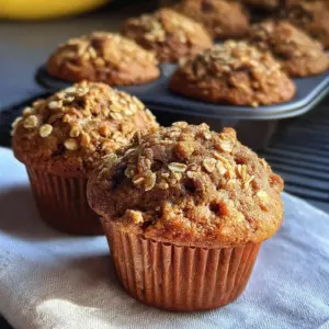 Banana Oat Muffins