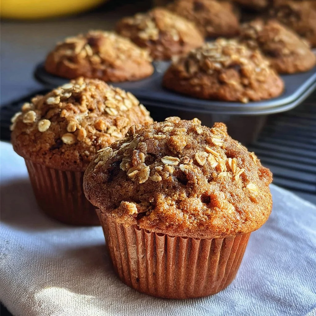 Banana Oat Muffins