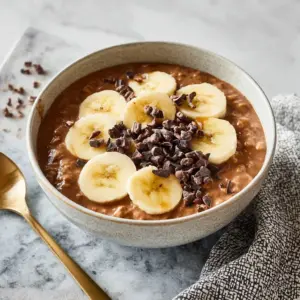 Chocolate Banana Overnight Oats