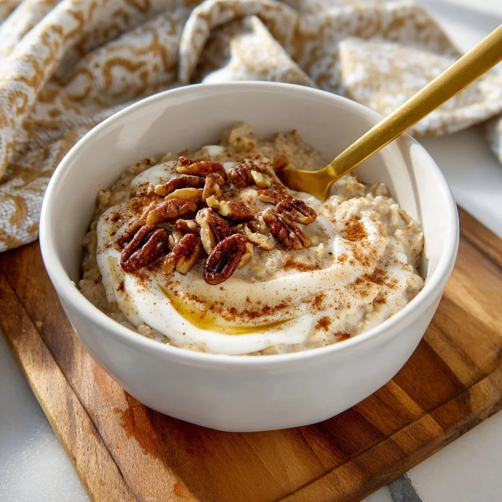 Cinnamon Roll Oatmeal