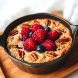 Cottage Cheese Baked Oats