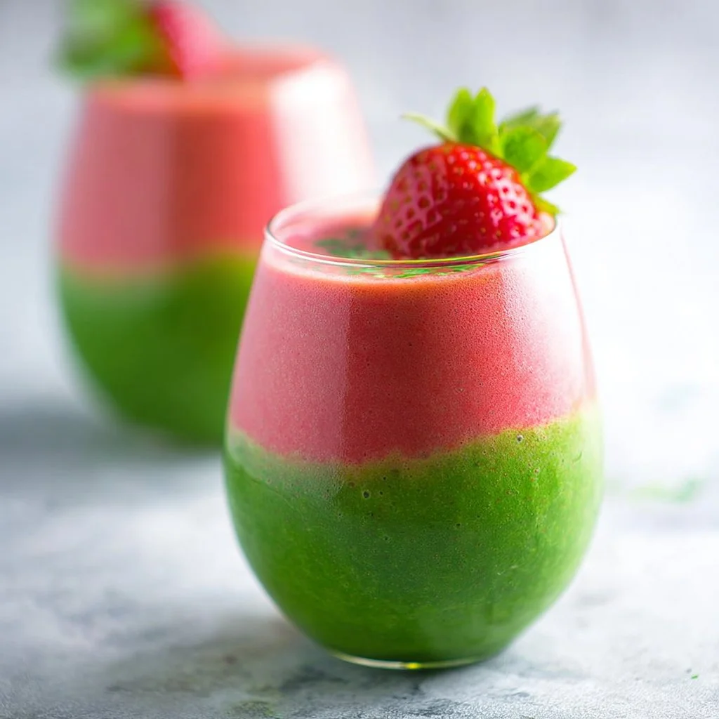 Glowing Skin Smoothie made with fresh ingredients for radiant skin enhancement.