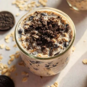 Oreo Overnight Oats