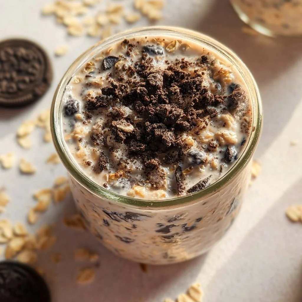 Oreo Overnight Oats