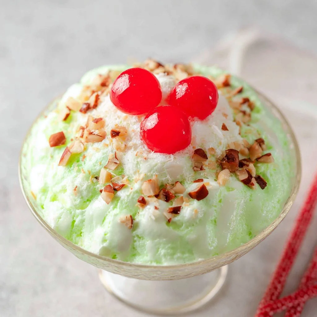 Fresh Pistachio Salad with greens and nuts for a healthy meal option