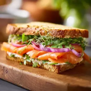 Smoked Salmon Sandwich