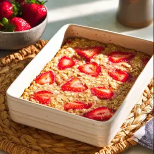 Strawberry Baked Oatmeal