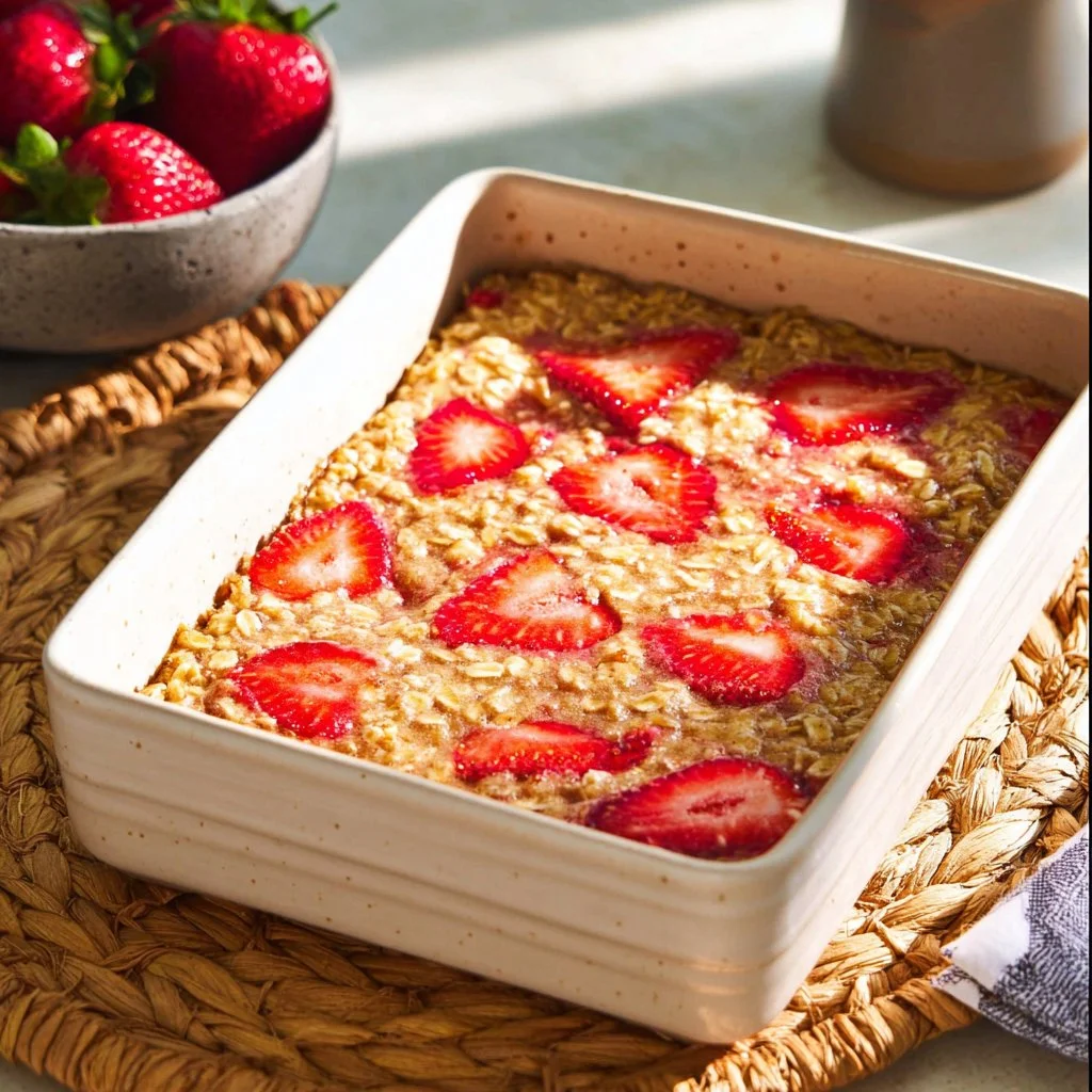 Strawberry Baked Oatmeal