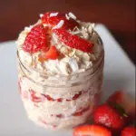 Strawberry Shortcake Overnight Oats
