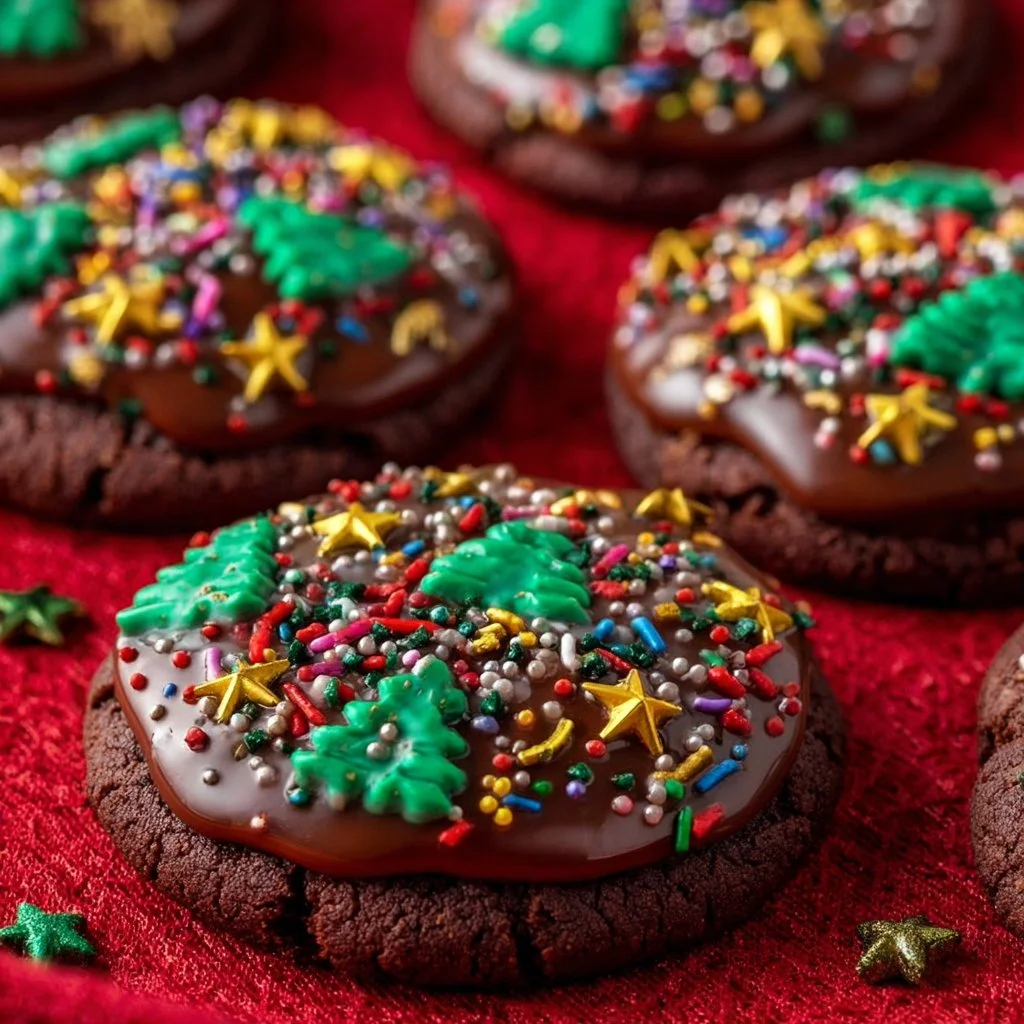 Deliciously baked brownie cookies with a chewy texture and rich chocolate flavor