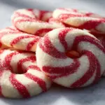 Deliciously decorated candy cane cookies for the holiday season