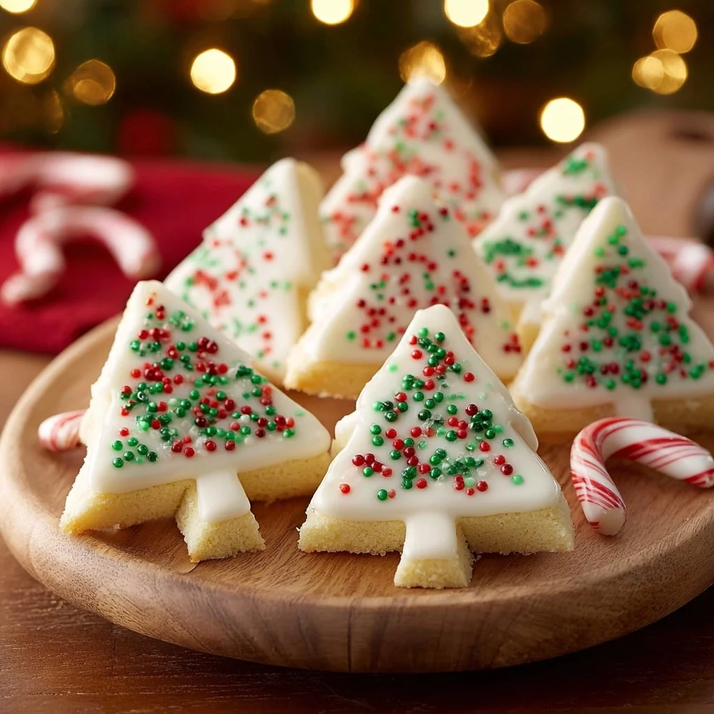 Christmas Tree Sheet Cake Pops decorated for festive celebrations