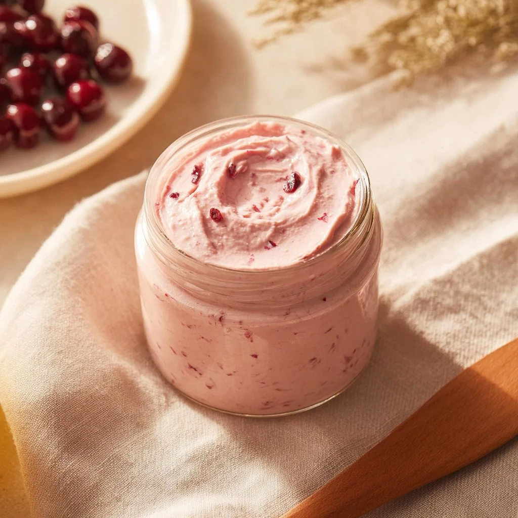 Image of delicious homemade Cranberry Honey Butter served on toast