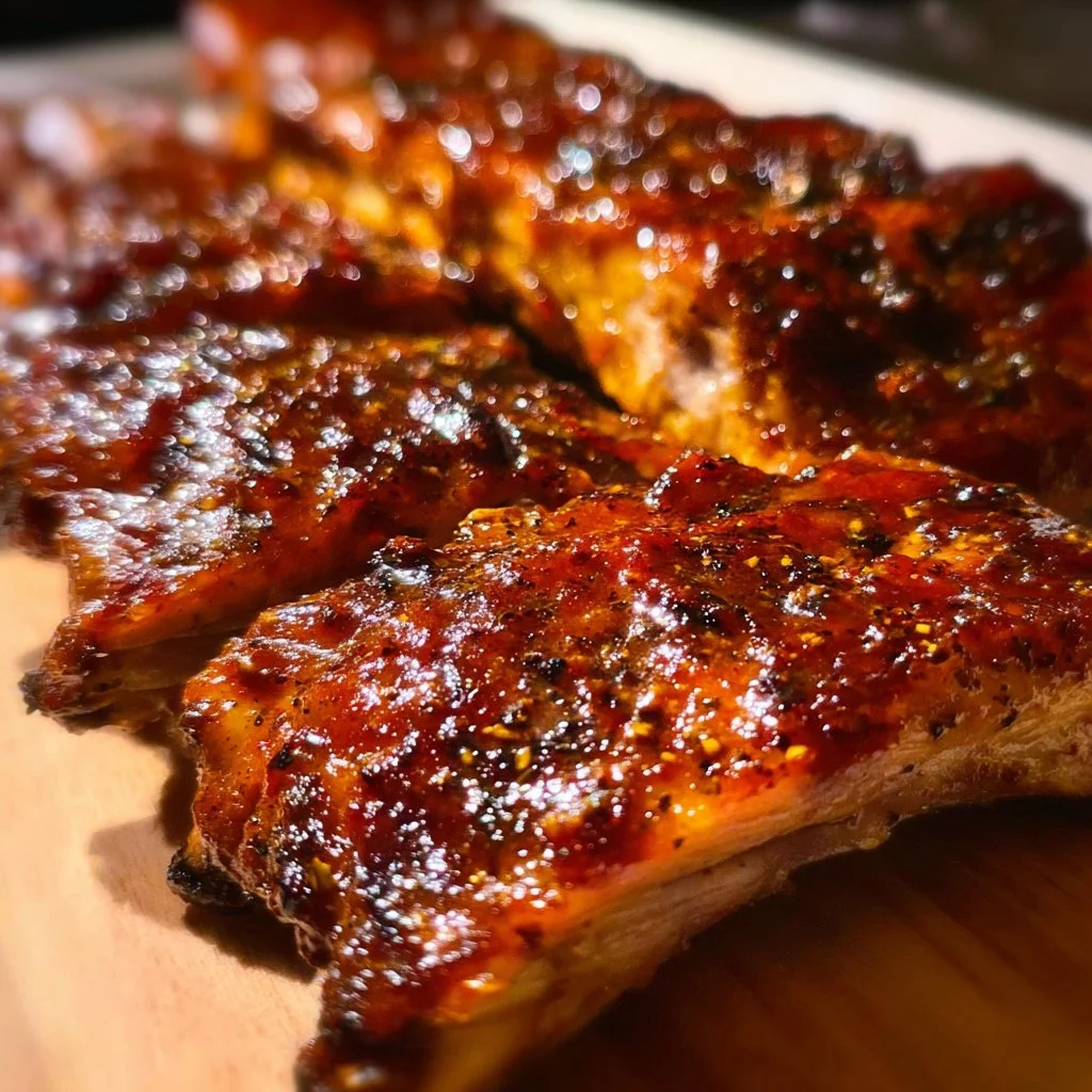 Delicious crock pot baby back ribs slow cooked for tender perfection.