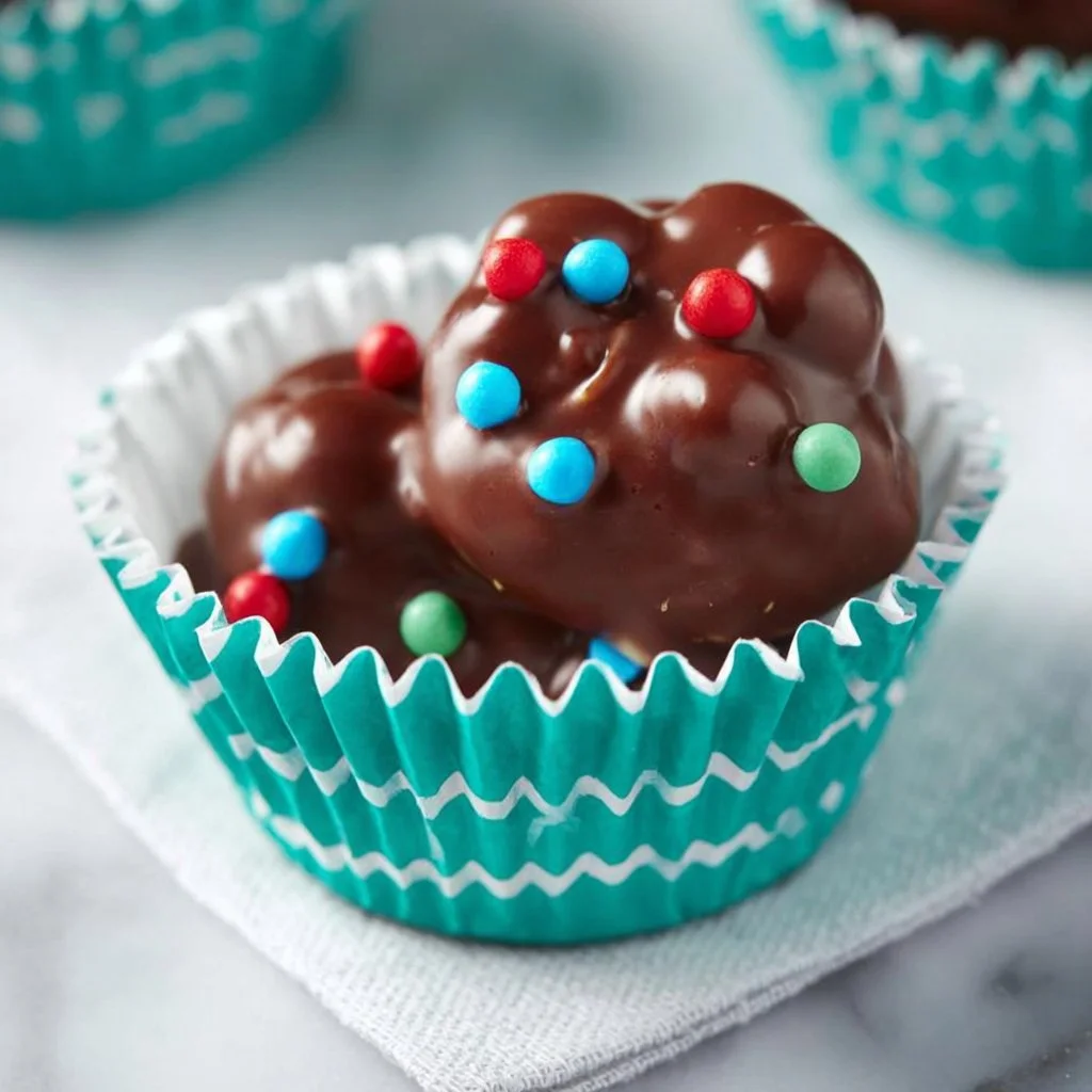 Delicious Crockpot Candy made in a slow cooker, perfect for sweet cravings.