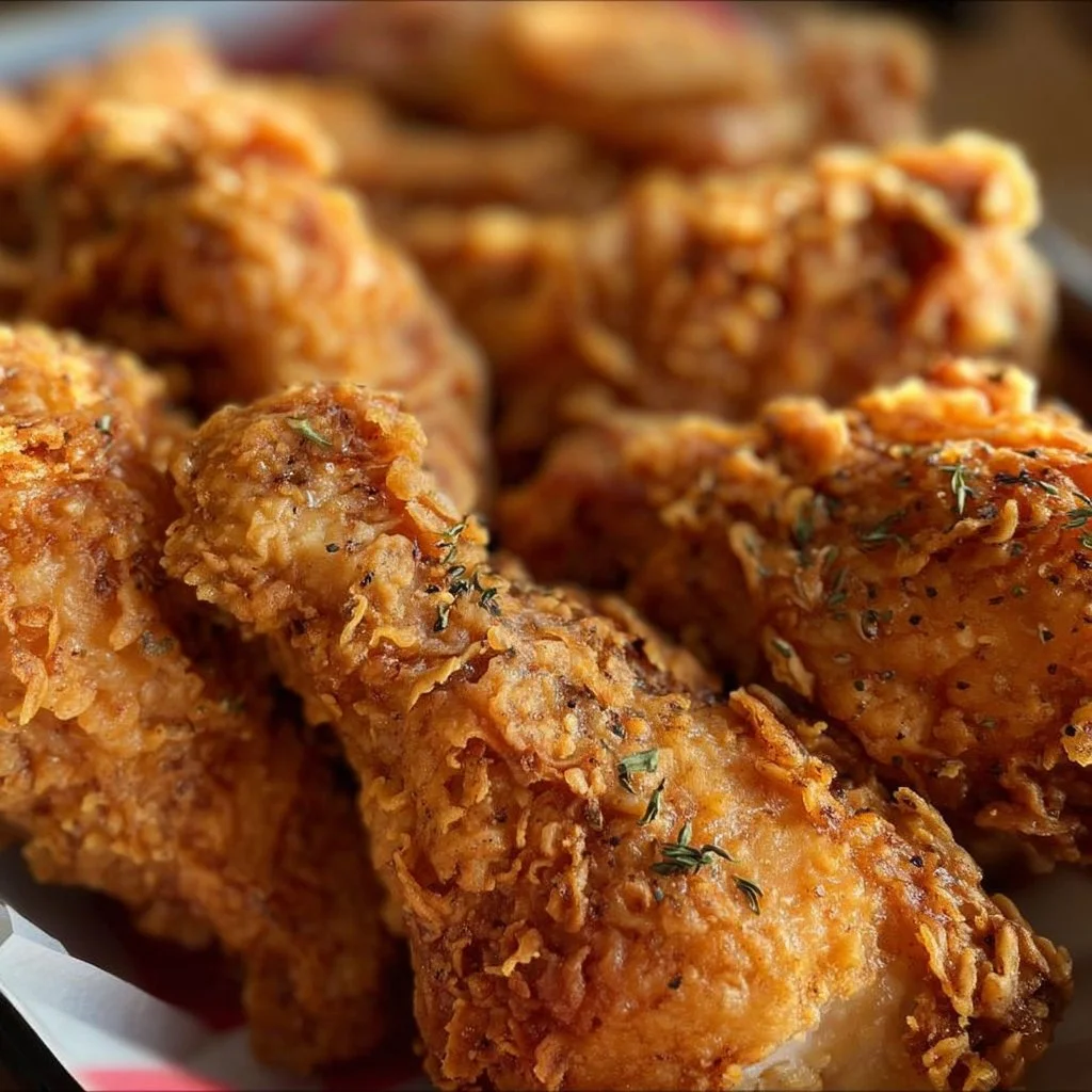 Delicious Original Kentucky Fried Chicken served hot and crispy.