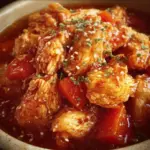 Sweet Hawaiian Crockpot Chicken in a delicious sauce