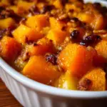 Butternut Squash Apple Bake with sliced apples and roasted butternut squash