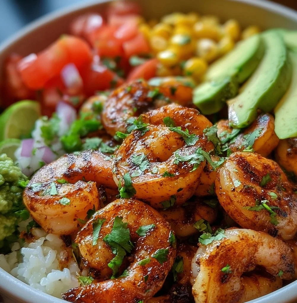 Chipotle Lime Shrimp Bowl with fresh ingredients and vibrant flavors
