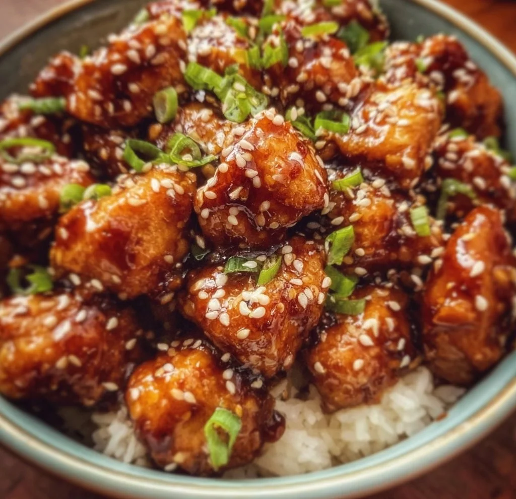 Delicious Crockpot Sesame Chicken recipe with tender chicken and savory sauce