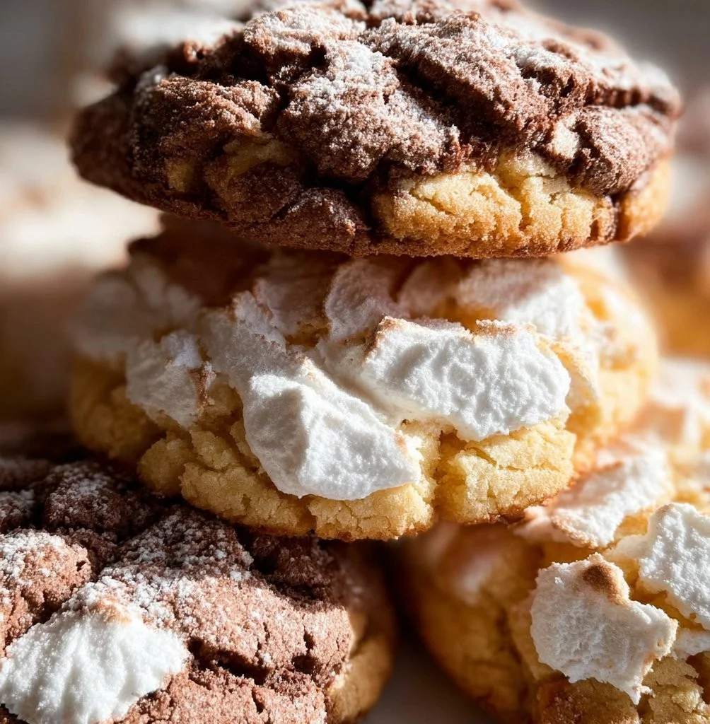 Delicious Cool Whip cookies on a baking tray, ready to be enjoyed.