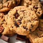 Delicious Neiman Marcus Cookies displayed on a decorative plate