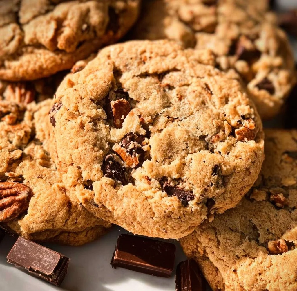 Delicious Neiman Marcus Cookies displayed on a decorative plate
