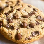 Delicious homemade Paleo chocolate chip cookies on a plate